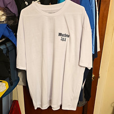 Men's 2xl White Short Sleeve Heavy picture