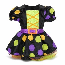 Hallow Scream Girls Skater Dress Size 12 Months UK '' Multicoloured Polka Dot picture