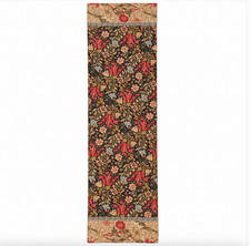 The Met William Morris Compton 100% Silk Scarf Floral Oblong 64 x 18 NWT picture