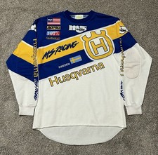 Vintage Honda MS Racing Long Sleeve Shirt 80s Motocross USA Sz L picture