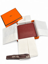 New - Hermès MC² Copernic Compact Wallet - Color Rouge H - Model H043013 picture