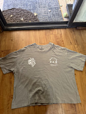 Darc Sport Wolves Wolf Graphic T-Shirt Gray Short Sleeve Crew Neck Men's L picture