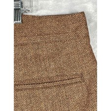 Historical Emporium Mens Brown Herringbone Tweed Trousers Cinch Back Size 48 picture
