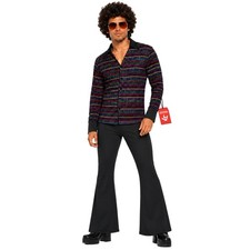 Men`s 70s Disco Fever Costume S - XL 1970s Retro Sonny Pop Star Suit Halloween picture