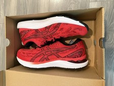 NEW ASICS Men's Gel Cumulus 23 Running Shoes Electric Red & Black 11 M picture