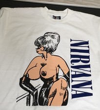 butthole surfers long sleeve shirt of nirvana joint tour in 1993  SHIPPING FREE picture