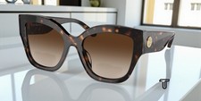 TORY BURCH TY7184U 172813 Dark Tortoise Brown Gradient 54 mm Women's Sunglasses picture
