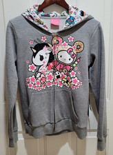 New With Tags Tokidoki X Hello Kitty Blossom Bunch Hooded Sweatshirt Size M picture
