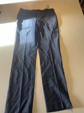 Express Extra Slim Stretch Wrinkle Resistant Flat Front Dress Pants Blue picture