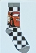Lighting McQueen Pixar Crew Socks size 9-13 Cars Movie. New with tags picture