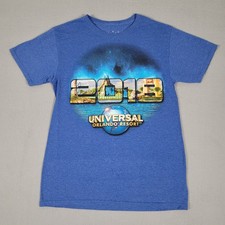 Universal Studios T-Shirt Men's Small Blue 2018 Orlando Resort Graphic Tee picture