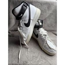 Listing Title Nike Air Force 1 High '07 White Black Leather Sneakers [12] picture