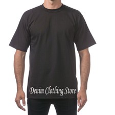 Pro Club Men's Heavyweight T-Shirt Crew Neck Plain Blank Short Sleeve Tee S-10XL picture