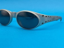 Vintage Rolling Mod. Rolling 12 Oval Sunglasses Silver France Y2K Retro UV picture