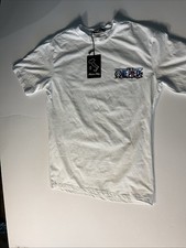 One Piece Luffy Anime Graphic T-Shirt White Made in Italy Size M NWT picture