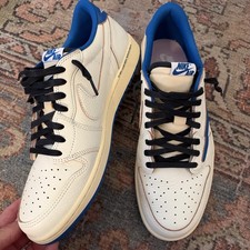 New Air Jordan 1 Low Retro OG SP Fragment Travis Scott Military Blue DM7866-104 picture