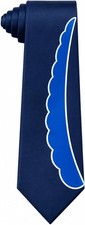 ASVP Shop Leatherface Blue Necktie – Classic 1974 Horror Villain Costume Navy picture