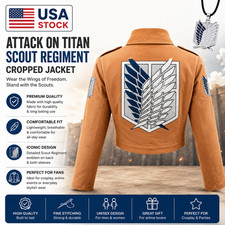 Anime Attack on Titan Wings of Freedom Cosplay Costume Halloween Uniform Suit US picture