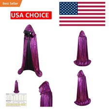 Elegant Hooded Cape for Adults - Perfect for Halloween and Christmas Events picture
