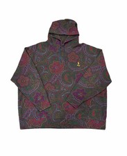 Rare Polo Ralph Lauren 3XB Double Knit Paisley Hoodie Rare Big and Tall picture