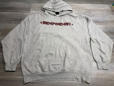 Vintage Independent Truck Company Hoodie Mens XL Built To Grind Cross Logo picture
