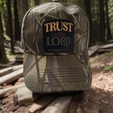 TRUST IN THE LORD Proverbs 3:5-6 Baseball Hat Christian One Size; Strapback NEW picture