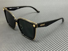 VERSACE VE2278D GB1 87 Black Grey Women's 58 mm Sunglasses picture