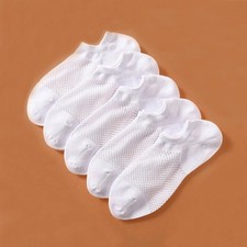 10Pack Men/Women Cotton Bamboo Socks No Show Ankle Low Cut Sport Nonslip Breathe picture