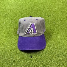 Arizona Diamondbacks 47 Brand Clean Up Hat Grey Purple Cooperstown Cap picture