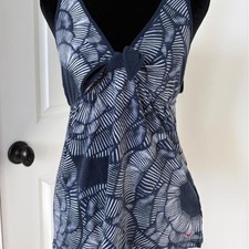 Hollister-co Women's Blue and Navy Vest picture