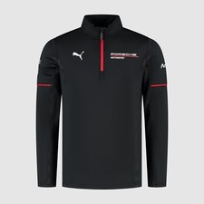Porsche Motorsport PUMA Team Le Mans 1/4 Zip Jumper Sweatshirt Black Official picture