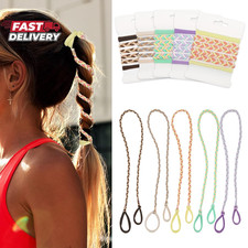 5 Pcs Spiral Hair Ties for Women & Girls, Hair Ties for Longhair, Elastic Braide picture