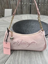 Juicy Couture Raising Star Shoulder Bag Pink Diamond Y2K Velour picture