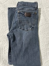 Wrangler Retro Blue Jeans Boys Size 12 Regular Denim, Slim Straight picture