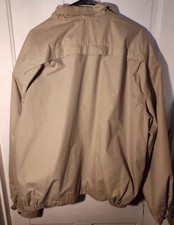Vintage Drizzler By McGregor Jacket Mens 3XL Plaid Lining Water Resistant Beige picture