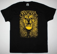 Vtg SANTANAAAA Band LION Heavy Cotton Black T Shirt For Men UR113 picture