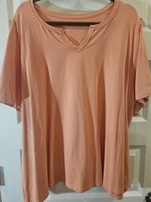 Catherines Suprema Collection Peach Size 3x 28L x 28w picture