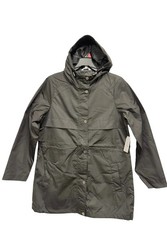 Time and Tru Women's Hooded Rain Jacket picture