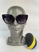 Dior Women's Fashion Black Frame Sunglasses 54-19-143 Blue Lenses picture
