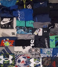 Awesome Boys Size Medium Athletic Clothing Lot Of 33 Pieces picture