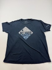 Columbia Shirt Mens 2XL Blue Mt Hood Graphic Tee Tagless Hiking Outdoor Oregon picture