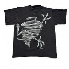 Changes Taz Tornado T-Shirt Size L Vintage 1993 Looney Tunes Single Stitch picture