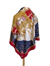 Y15# Authentic HERMES Silk Scarf