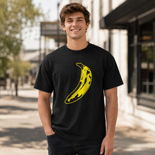 Retro Pop Art Banana Graphic T-Shirt Vintage 60s Art Design Unisex Tee S-2XL picture