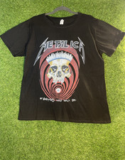 Mens Metallica Limited Edition black T-shirt, size large, black with red logo picture