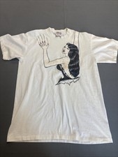 Vintage 90s Vampire 1992 Graphitti Horror Scratch Claw Single Stitch Shirt Large picture