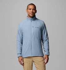 New With Columbia Mens PFG Wild Cast Full Zip Jacket Dockside Blue Fishing picture