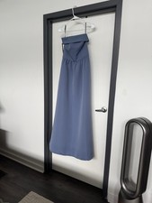 Amsale Bridesmaid Dress (Rene), Black, Size 6, No Alterations, Worn Once picture