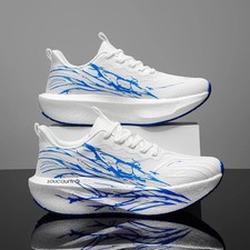 Men's Carbon Plate Running Shoes Lightweight Breathable Marathon Sports Sneakers picture