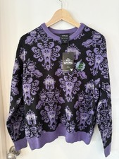 Her Universe Disney Muppets Haunted Mansion Glow In Dark Sweater Womens Sz XS picture